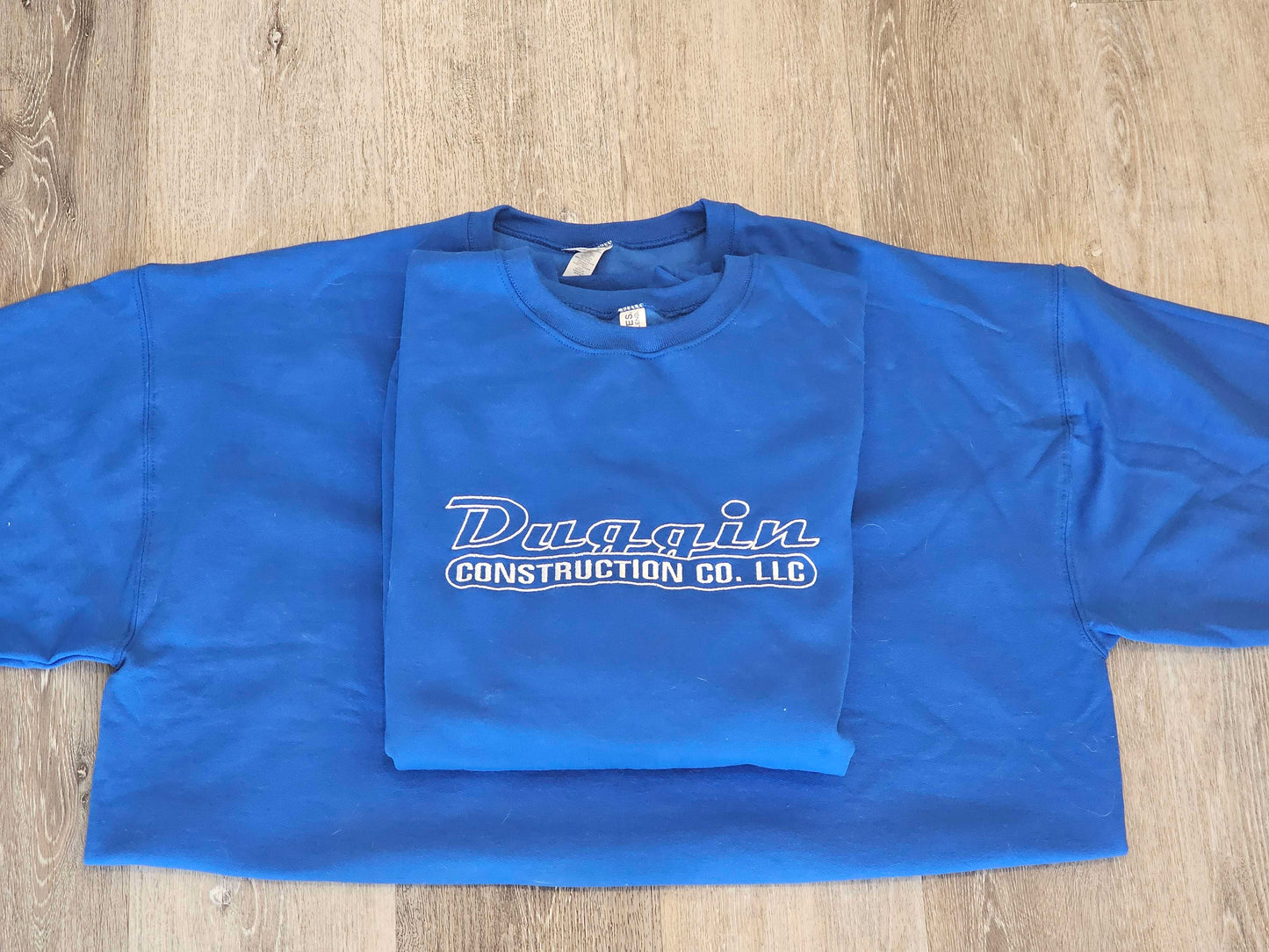 Blue Sweatshirt with Embroidered logo