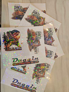 3 Piece Holographic Sticker Pack
