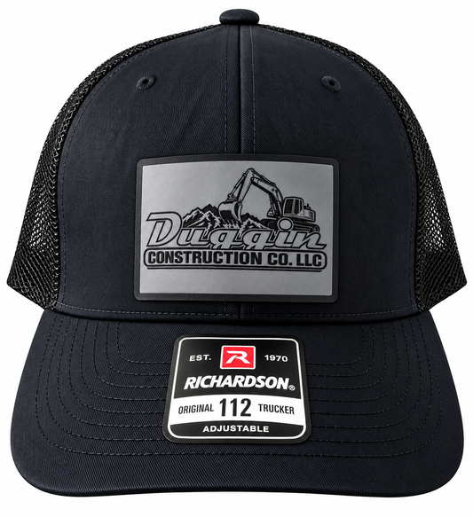 Black trucker hat