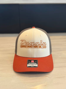 Tan, Brown, and Red Cap