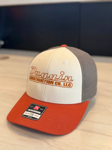Tan, Brown, and Red Cap