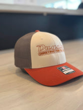 Tan, Brown, and Red Cap