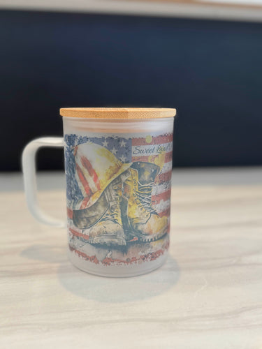16oz Sublimation mug with lid
