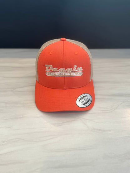 LIMITED EDITION Orange and tan cap